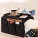 Sofa Armsteun Organizer met Bekerhouder Antislip Bank Sofa Armsteun Organizer Bank Afstandsbediening Caddy Controle Houder met 1 Grote Zakken en 3 Kleine Zakken voor Smart Telefoon Tijdschriften Ipad