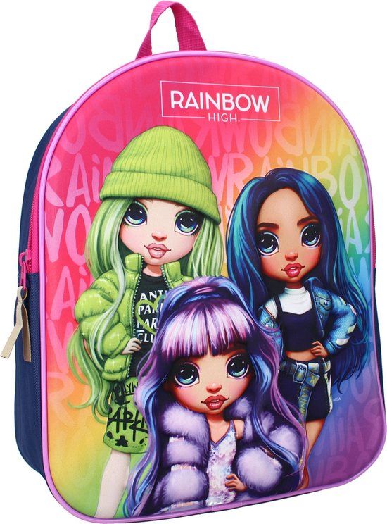 Rainbow High Show Stopper Rugzak (3D) 6 t/m 12 jaar - Multi