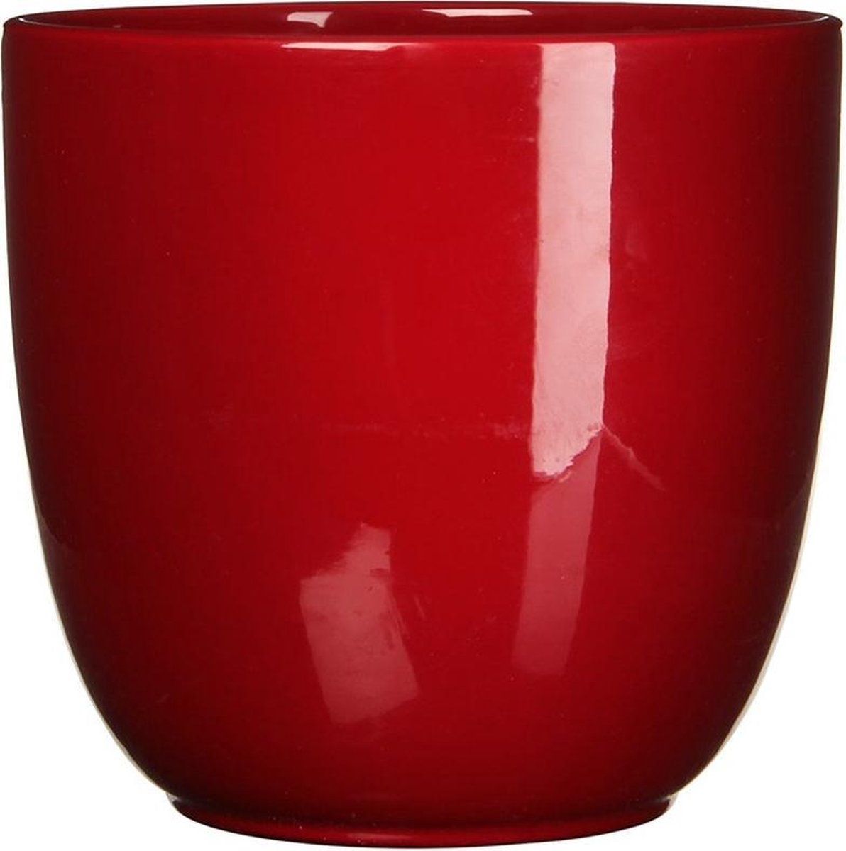 Mica Decorations Tusca Bloempot - Donkerrood - Ø17 x H16 cm