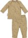 Meyco Baby Pyjama Mini Spot - Toffee Melange - 50/56