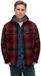 Superdry Wollen Miller Overshirt Heren Lange Mouwen Shirts XXL Geruit Polyester/Wol/Acryl/Polyamide Western Ombre Red
