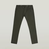 G-Star Mosa Straight Chino Heren Joggingbroek Katoen Elastaan Asfalt W35 x L32