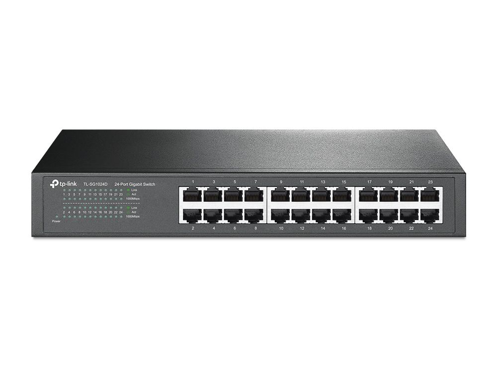 TP-Link TL-SG1024D - 24-poorts Gigabit Ethernet Switch - Unmanaged