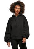 Build your Brand Oversized Hoodie Black 100% Biologisch Katoen Maat XS