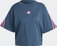 adidas Sportswear Future Icons 3-Stripes T-shirt Dames Turquoise XS