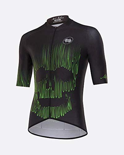 MB Wear Green Skull-S Unisex Volwassenen, Groen/Zwart, FR: S