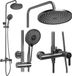 Rea Js-H1190Gg Ontario Ensemble de douche Titane