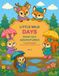 Little Wild Days: Rainy Day Adventures: A Coloring Book with 30 Rainy-Day Animal Adventures to Color
