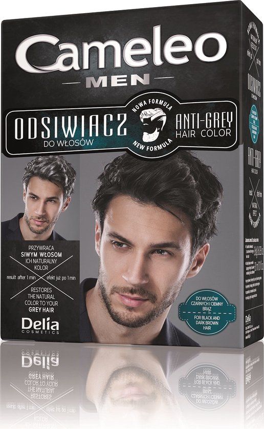 Cameleo Anti-grey Hair Color Odsiwiacz Do W?osi?1/2w 01 Black