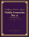 Mozart Violin Concerto No. 2 in D major, K. 211 - Full Orchestral Score