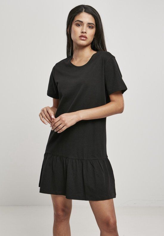 Urban Classics Valence Tee Jurk Dames Zwart M