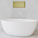 Hotbath &More Inbouwnis - 30 x 60 x 10 cm - Geborsteld Messing PVD