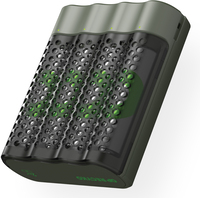 GP ReCyko Batterijlader - Snellader - (USB) M451 4-slot incl. 8x AA 2600 mAh - Oplaadbare batterijen - Batterij oplader