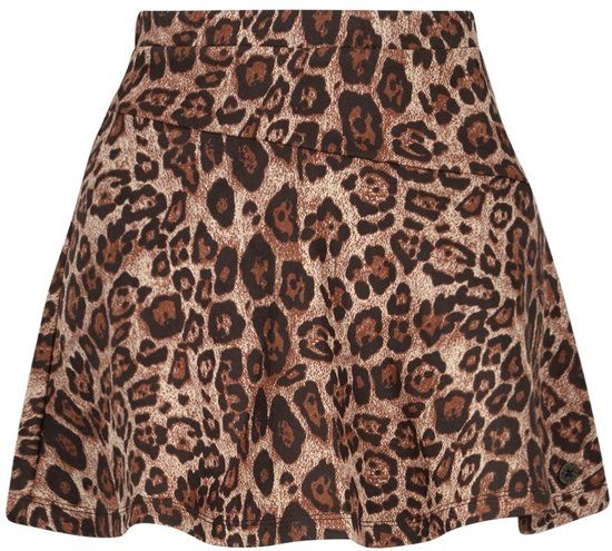 Like Flo winter rok meisjes - bruin - Stine - ruffle