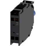 Siemens 3SU14011BC243AA0 Module LED Avec élément LED Rouge, Jaune, Vert 110 V CC/CA 1 pièce