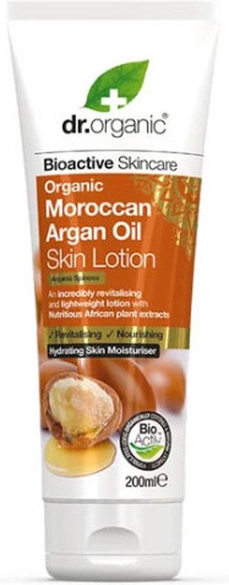 Dr. Organic Moroccan Argan Oil Body Lotion 200ml - Unisex