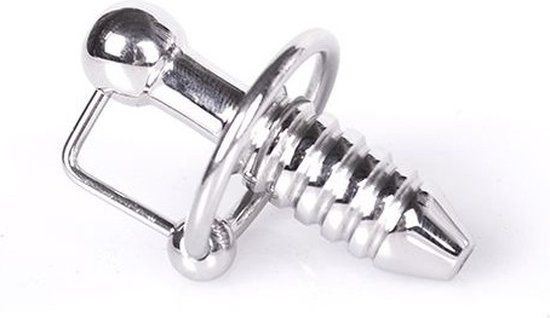 Torpedo Penis Plug RVS - Ø 28 mm - Zilver