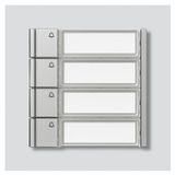 Siedle&Söhne Siedle 210011975-00 Spreekknopmodule voor Oproeptoetsen Zilver