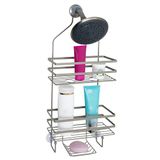 Honey-Can-Do Shower Caddy Hanging, Bathroom Hanging Shower Head Caddy Organizer, Dorm Room Stainless Steel