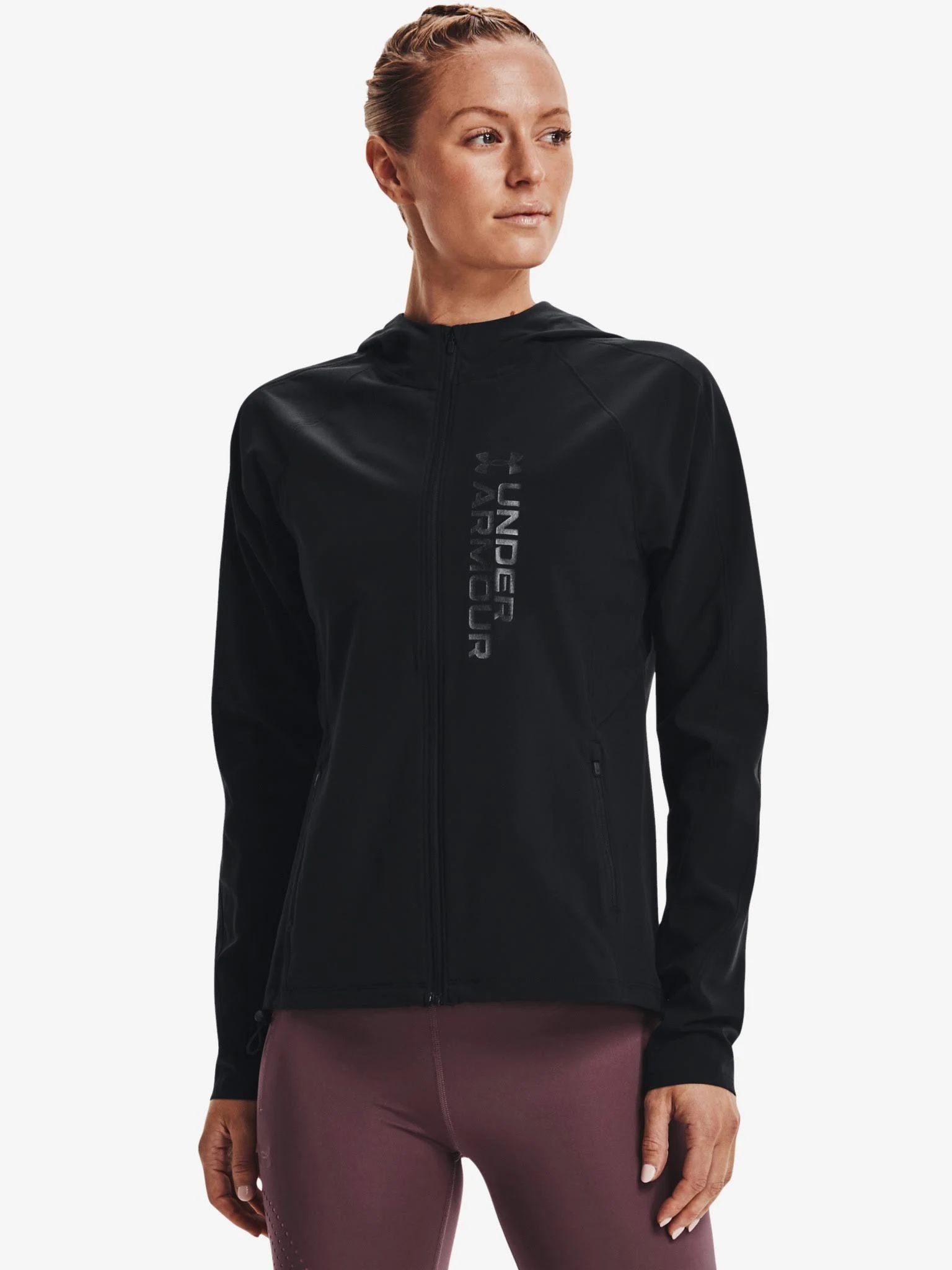 Under Armour OutRun the Storm Jacket Women, black S 2023 Running Jackets