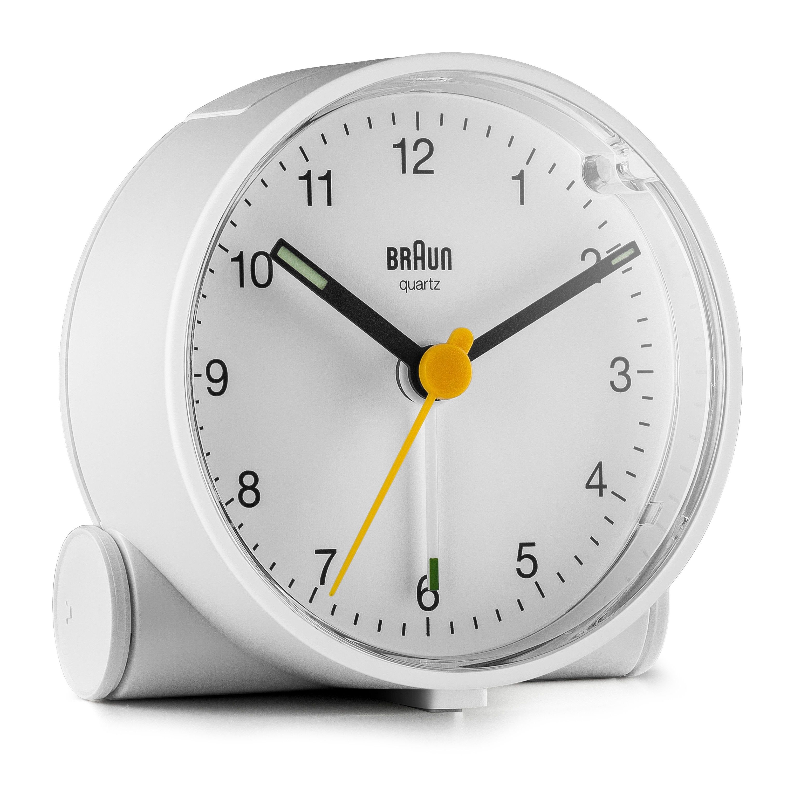Braun BC01W - Quartz Alarm Clock - White - Round