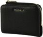 COCCINELLE Leren portemonnee Metallic Soft Wallet Noir zwart