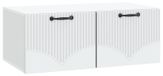 Support mural meuble TV blanc 78,5 x 41 x 30 cm bois traité