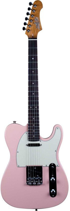 JET Guitars JT-300 RW Pink elektrische gitaar