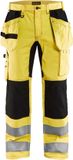 Blåkläder Werkbroek met stretch High Vis 1552-1811 - High Vis Geel/Zwart - D120