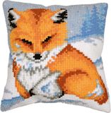 VERVACO Kruissteekkussen kit - 40 x 40cm - Klein vosje