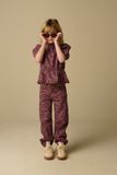 Sissy-Boy Roze straight leg jeans met leopard print