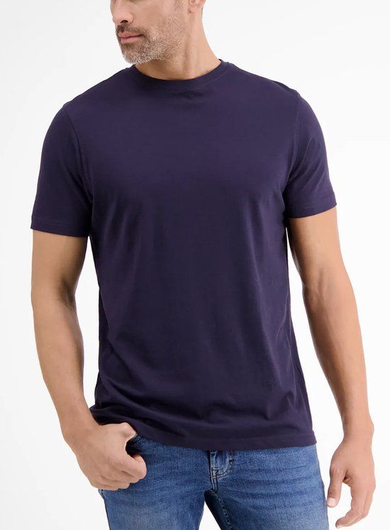 Lerros Regular Fit T-shirt - Marine - Maat M