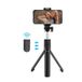Verbex K50 Noir Stick selfie télécommandé double lumière