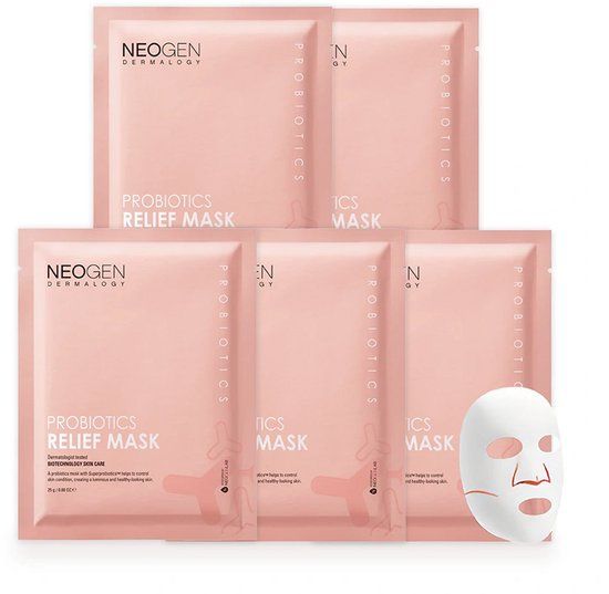 NEOGEN Dermalogy Probiotics Relief Mask - 5 stuks
