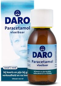 Daro Kind Vloeibare Paracetamol - 120mg/5ml - 100ml