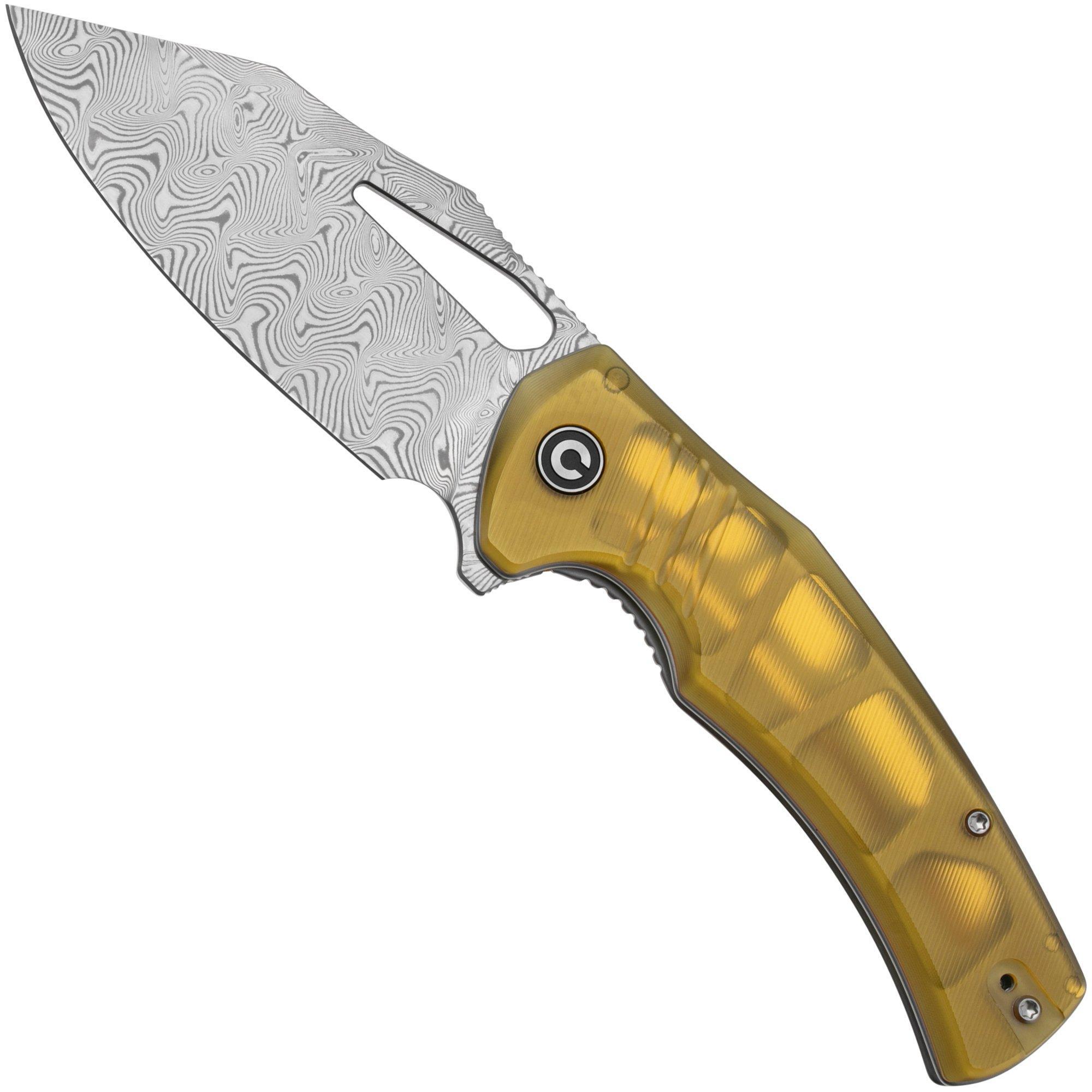 Civivi Civivi BullTusk C23017-DS1 Damascus, Polished Ultem, zakmes