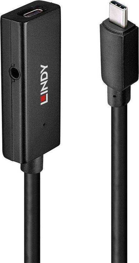 Lindy 43356 USB 3.2 Gen 1 Type-C Hub Zwart
