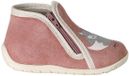 Vertbaudet Zachte babyboots met ritssluiting van leer - oudroze - Maat 22