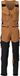 Mascot Pantalon de travail personnalisé avec poches genoux 22069-311 - brun noisette/noir - C60 - 90