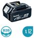 Makita Verpakking met 12 BL1850 batterijen (18V - 5,0 Ah)