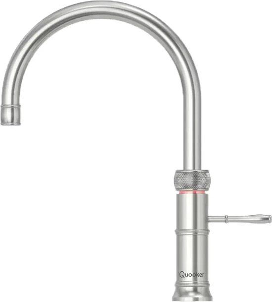 Quooker Classic Fusion Round RVS - Kokend waterkraan - Zonder boiler - RVS
