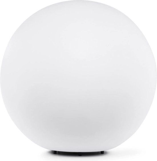 Simply Design Ylumen Buitenlamp Globe Ø 50 cm wit | Kunststof | E27 | Wit