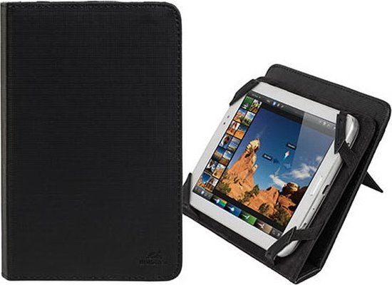 RivaCase 3202 black kick-stand tablet folio 7"