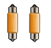 cyclingcolors 2x gloeilamp 5W 10X36 24V oranje gloeilamp auto motorfiets bromfiets scooter tractor vrachtwagen bestelwagen