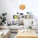 TFA Dostmann analoge design wandklok CONTOUR, 60.3536.07, zendergestuurde tijd met hoge precisie, ideaal voor thuis, kantoor, in de wachtkamer en als geschenk, zonnig geel, kunststof, Ø 350 x (H) 35mm