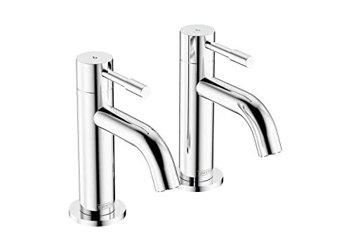 Bristan Mila Basin Pillar Taps Chroom (MI 1/2 C)