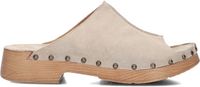 Shabbies Amsterdam Carry Mila Clog Suède Zand - Maat 38