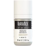 Liquitex 1959238 Professional Acrylfarbe Soft Body - Künstlerfarbe in cremiger deckender Konsistenz, hohe Pigmentierung, lichtecht & alterungsbeständig, 59ml Flasche - Irisierendes Weiss