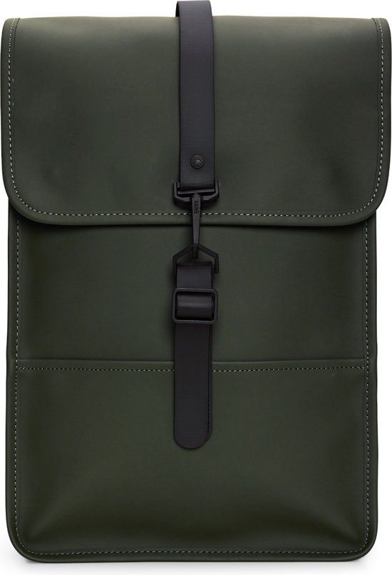 Rains Mini W3 Rugzak - Groen - 9L - 13 inch laptopvak - Unisex