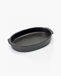 Serax Pure Plat ovale ovenschotel 37x26 cm noir